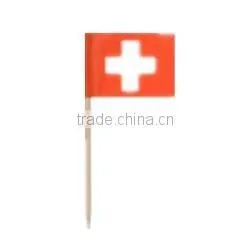 Small Customized Cheese Flag Toothpicks thumbnail-4