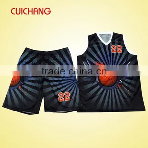 New Stylish and Breathable Basketball Jerseys& 100% Polyester and Quick Dry Basketball Jerseys thumbnail-1