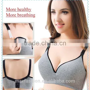 2015lidies' Breathing Sheer Tops no Bra Sexy Woman Sport Bra Nursing Bra thumbnail-1