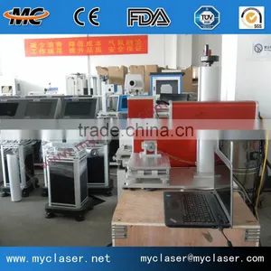10w 20w 30w Fiber Laser Marking Machine on Hot Sale With CE FDA ISO thumbnail-1