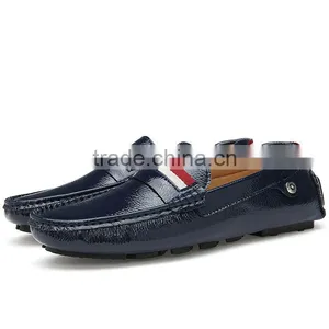 High Quality Cow Leather Casual Shoes Sample Fashion for Men, Adults Casual Peas Shoes Made in China Factory thumbnail-6