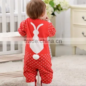 Latets Toddler Infant Baby One Piece Winter Knitted Playsuit Romper thumbnail-2