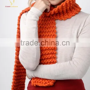 3gg Warm Cashmere Merino Wool Lady Knit Scarf Womens thumbnail-3