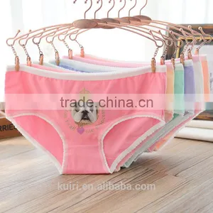 2017 Cheap Cotton Colorful Cartoon Print Yough Sexy Lady Panty(OEM) thumbnail-6
