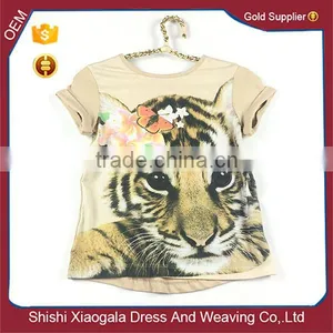 Girls T-shirts Printed Designs Oem thumbnail-1