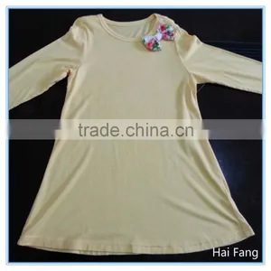 OEM Children Girls Long Sleeve T Shirts, Bowknot T Shirts, O Neck T Shirts thumbnail-2