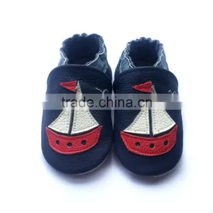 2016 New Design Soft Sole Genuine Leather Shoes Bulk Wholesale Baby Shoes thumbnail-3
