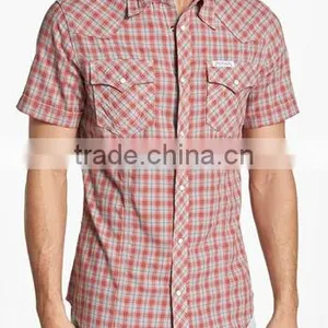 Cotton Check Shirt With Pockets for Fashion Men thumbnail-1