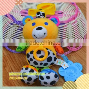 Colorful Animal Shaking Plush Toys Baby Educational Stuffed & Plush Toy Baby Gifts thumbnail-3