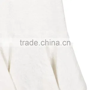 2017 New Model Wholesale Little Girl Flounced White Dresses Ruffled Skirt Boutique Clothing thumbnail-3