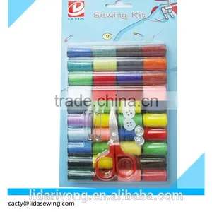 40*10Yard Assorted Color Polyester Yarn Blister Card Sewing Thread and More Items Sewing Kit thumbnail-1