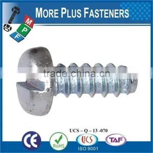 Made In Taiwan DIN 7971 C ISO 1481 450 HV Standard Slotted Pan Head Tapping Screw With Cone End Type C thumbnail-6
