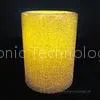 4 Inch6 Inch LED Pillar Candle With Yellow Glitter Power Surface Treatment thumbnail-1