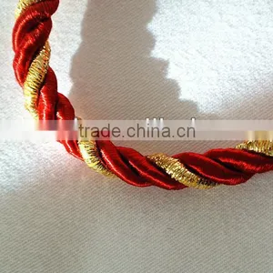 Red Rayon Twist Rope thumbnail-1
