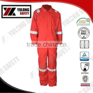 Wholesale 100% Cotton Material Water Resistant & Oil Resistant Coverall For Oil Field thumbnail-2