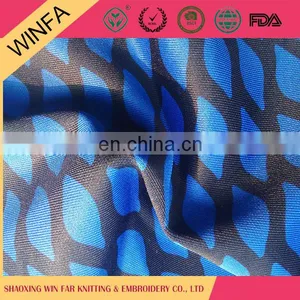 High Quality Shaoxing Supplier Soft Plain Textile Printed Knit Recycled 100 Polyester Fabric thumbnail-2