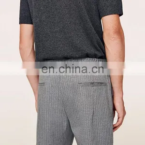 China Supplier OEM Custom Mens Casual Trousers With Drawstring Waistband thumbnail-3