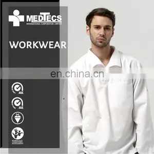 Assemble Line Long Sleeve v Neck Custom Comfortable Shirt Workwear thumbnail-1