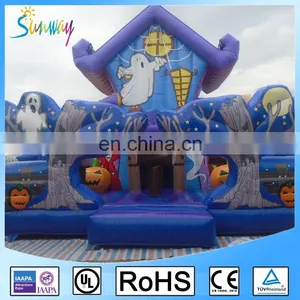 2016 High Quality Halloween Inflatable Haunted House for Halloween Decoration thumbnail-3