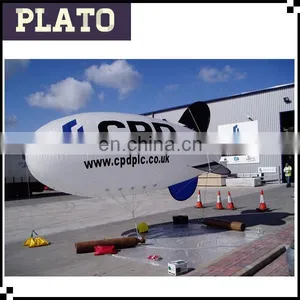 Flying Inflatable Zeppelin Airplane Advertising Helium Blimp for Promotion thumbnail-1