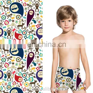 90 Polyester 10 Spandex Waterproof Polyester 4 Way Stretch Swimwear Fabric thumbnail-1