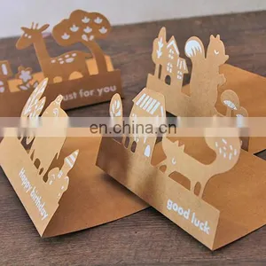 Cheap Fashion Animal Bulk Greeting Cards Thanks You Teachers Day Greeting Card thumbnail-4