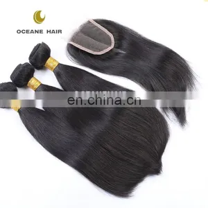 New Styles Durable Cheap Wholesale Virgin Hair Bundles With Lace Closure thumbnail-2