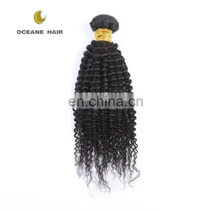 Express China Factory Natural Black Brazilian Human Hair Sew in Weave Bundles Brazilian Kinky Curly Unprocessed Virgin h thumbnail-1