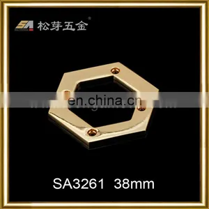 Nickle Free High Quality Zinc Alloy Metal Hexagon Eyelets for Leather Handbags Curtain thumbnail-6