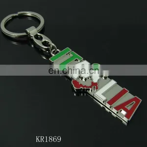 Italy Letters Shaped Metal Keychain/Key Ring|/Key Holder thumbnail-3