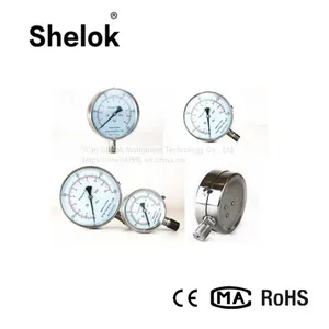 Hot Sale Low Price High Quality Manometer Oil Pressure Gauge thumbnail-1