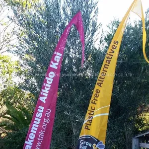 Custom Digital Printing Colorful Outdoor Display Big Bali Flag With Long Tail thumbnail-3