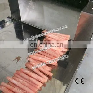 Popular Catering Equipment Beef / Mutton Roll Slicing Machine | Meat Roll Cutter Price | Frozen Meat Cutting Machine thumbnail-1