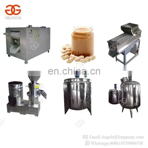 Semi Automatic Pistachio Paste Sesame Tahini Making Line Machine Small Scale Peanut Butter Production Plant thumbnail-2