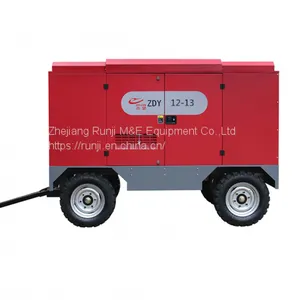 ZDY12-13 Air - Compressor Machine of ZHIGAO Brand ZHIJIAN Series Portable Mobile Screw Electrical Compressor 13bar 12m3/min thumbnail-1