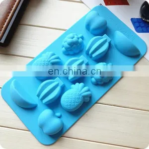 High Temperature Resistant Silicone Mold With Shape of Fruit for Chocolate Jelly Pudding Cake thumbnail-1