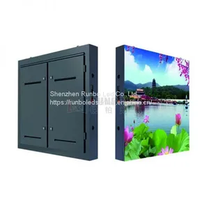 P6 Outdoor TV LED Display With Iron Cabinet for Roof Building Fixed Installation thumbnail-1