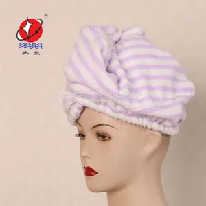 Microfiber Striped Hair Turban thumbnail-4