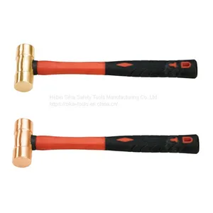Beryllium Copper Aluminum Bronze Becu Alcu Non Sparking Double Face Hammer thumbnail-1