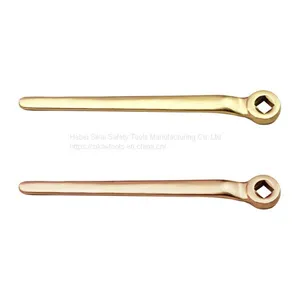 Aluminum Bronze Alloy Square Valve Spanner Non Sparking Safety Tools thumbnail-1