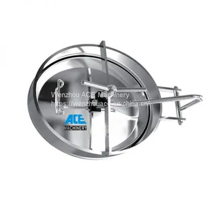 High Quality Stainless Steel Oval,Elliptical Inward Opening Manway For Pressure Tank thumbnail-4
