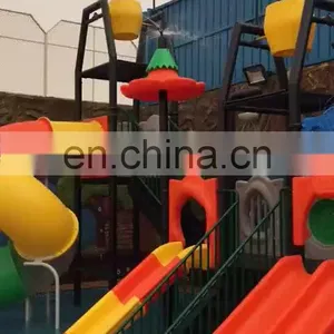 Factory Price Kids Playground Equipment Pool Slide Private Water Parks for Hotels JMQ-G140A thumbnail-1