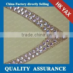 0117L China Supplier Hot Fix Crystal Trimming,hotfix Crystal Trimming for Garments,Wholesale Hot Fix Crystal Trimming thumbnail-1