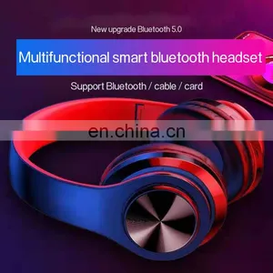 2020 Best Sell Wireless Cancelling Headband Cheaper Sports Stereo Headset Foldable Deep Bass Earphones Headphone thumbnail-3