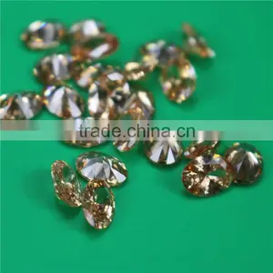 High Quality Wholesale Incomparable Beautiful Oval Cut Light Peach Ziron for Decoration Saree thumbnail-3