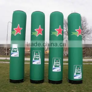 16ft Inflatable Lamp Post With Red Star for Advertising thumbnail-1