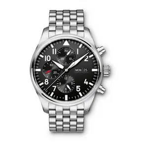 Stainless Steel Case Fashion Multi-function Watches Man Quartz Chronograph Watch thumbnail-4