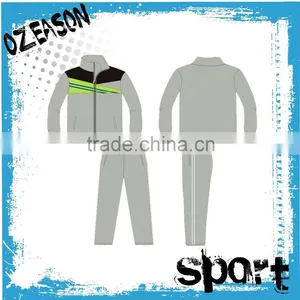 White Football Tracksuit With Custom Design Logo and Pattern for Wholesale From China thumbnail-1