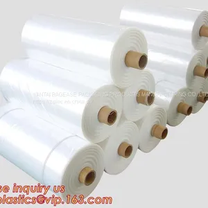 POF Shrink Film For Wrapping Food Products With Fully New Plastic Film LLDPE Wrap, Lay Flat Tubing,Produce Roll, Tube thumbnail-1
