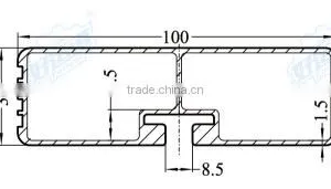 05413 Aluminum Profile for Heavy Truck and Container thumbnail-2